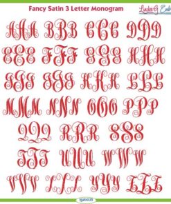 Fancy Monogram Satin Font