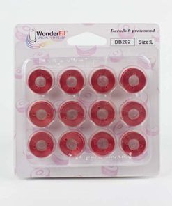 WonderFil DecoBob, Pre-Wound Bobbins, Size L – Colored bobbins