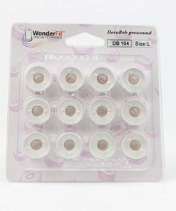 WonderFil DecoBob, Pre-Wound Bobbins, Size L – Colored bobbins