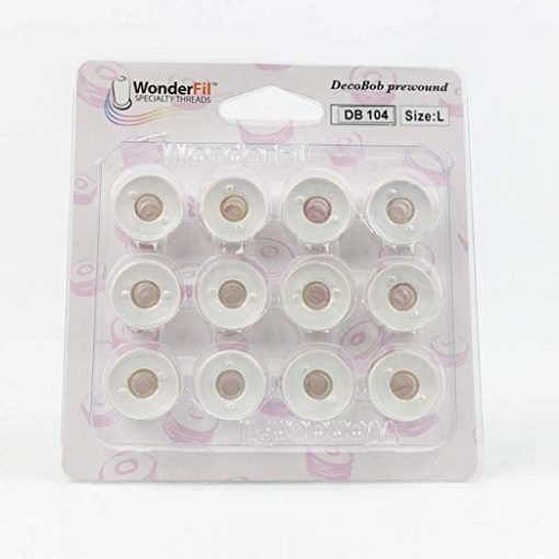WonderFil DecoBob, Pre-Wound Bobbins, Size L – Colored bobbins