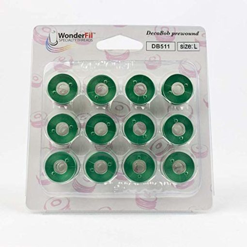 WonderFil DecoBob, Pre-Wound Bobbins, Size L – Colored bobbins