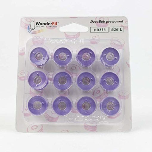 WonderFil DecoBob, Pre-Wound Bobbins, Size L – Colored bobbins
