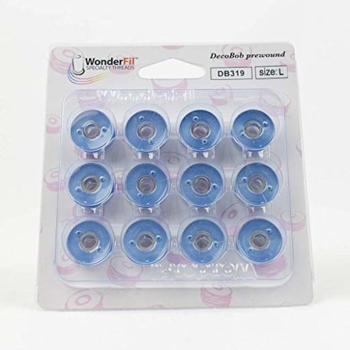 WonderFil DecoBob, Pre-Wound Bobbins, Size L – Colored bobbins