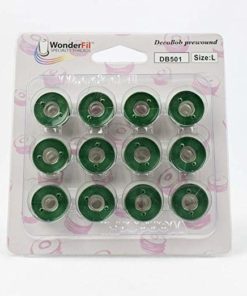 WonderFil DecoBob, Pre-Wound Bobbins, Size L – Colored bobbins