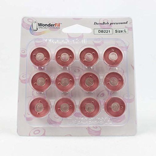 WonderFil DecoBob, Pre-Wound Bobbins, Size L – Colored bobbins