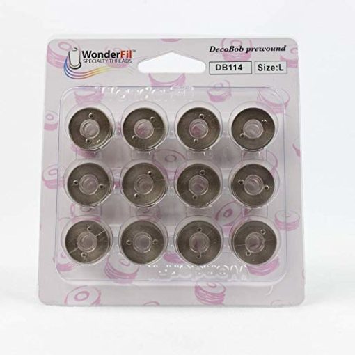 WonderFil DecoBob, Pre-Wound Bobbins, Size L – Colored bobbins