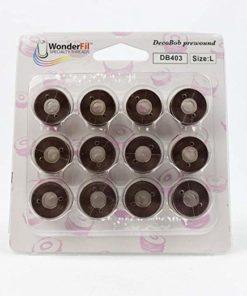 WonderFil DecoBob, Pre-Wound Bobbins, Size L – Colored bobbins