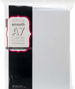 Heavyweight A7 Cards with Envelopes (white)