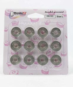 WonderFil DecoBob, Pre-Wound Bobbins, Size L – Colored bobbins