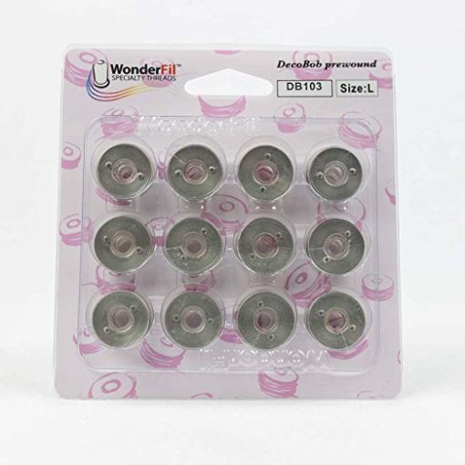 WonderFil DecoBob, Pre-Wound Bobbins, Size L – Colored bobbins