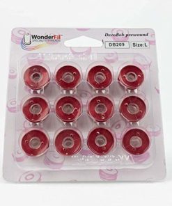 WonderFil DecoBob, Pre-Wound Bobbins, Size L – Colored bobbins