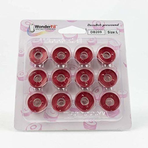 WonderFil DecoBob, Pre-Wound Bobbins, Size L – Colored bobbins