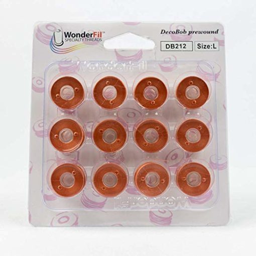 WonderFil DecoBob, Pre-Wound Bobbins, Size L – Colored bobbins