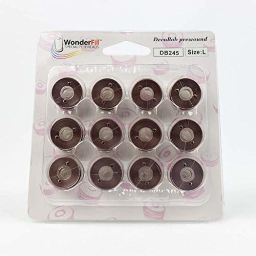 WonderFil DecoBob, Pre-Wound Bobbins, Size L – Colored bobbins