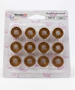 WonderFil DecoBob, Pre-Wound Bobbins, Size L – Colored bobbins