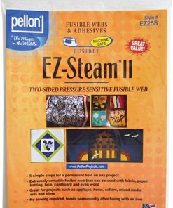 Pellon EZ Steam II 12″X9″ Sheets 5/PKG-White