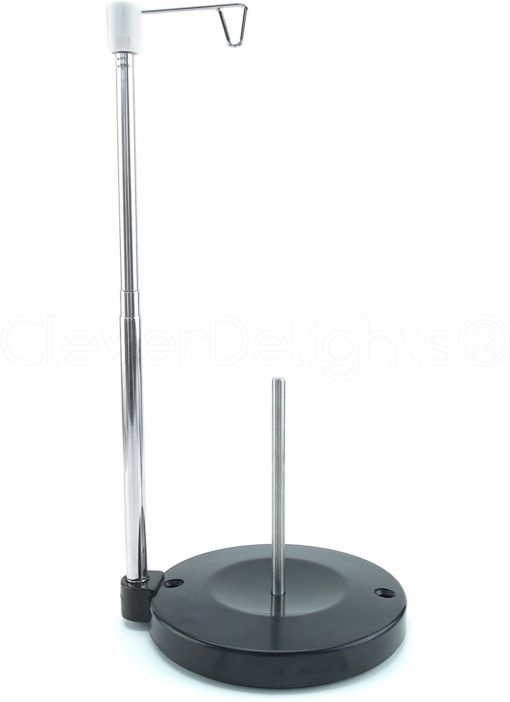 Universal Single Cone and Spool Adjustable Thread Stand for Sewing and Embroidery Machines