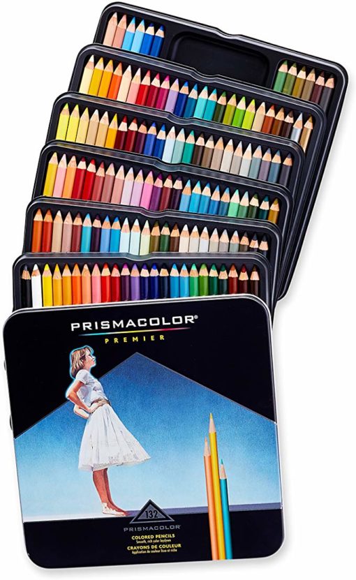 Prismacolor Premier Colored Pencils, Soft Core, 132 Pack