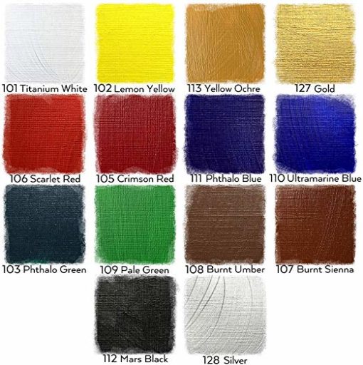 ARTEZA Acrylic Paint, Set 14 Colors