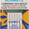 Schmetz Gold Embroidery Needles