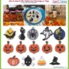 (lgs121) FSL Halloween Earrings & Tags