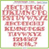 Bermuda Squiggle Embroidery Font