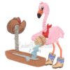 Flamingo at Water Trough (6 x 6.7-in)