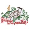 Partridge in a Pear Tree (4.6 x 3.4-in)