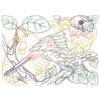 Bird with Pears Multicolor