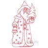 Santa Holding Tree