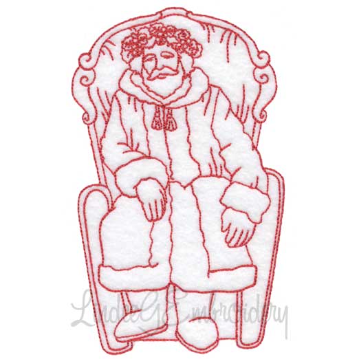 Seated Santa
