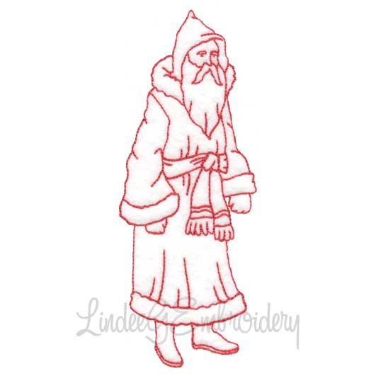 Santa in Belted Coat