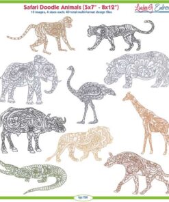 Safari Doodle Animals