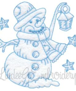 Snowman with Lamp (4 sizes)