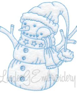 Snowman with Lamp (4 sizes)