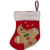 Gingerman Bitten Stocking (4.6 x 5.9-in)