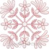 Daisy Redwork (April) (6.8-in)