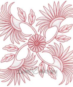 Aster Redwork (September) (6.8-in)