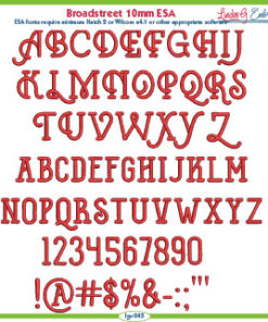 Broadstreet 10mm ESA Font