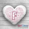 Sweetheart Monogram F - 4 sizes