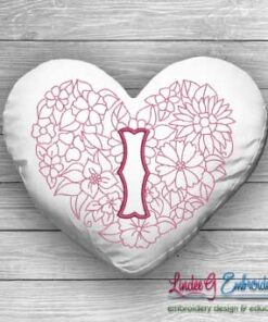 Sweetheart Monogram I - 4 sizes