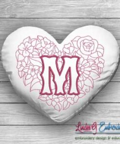 Sweetheart Monogram M - 4 sizes