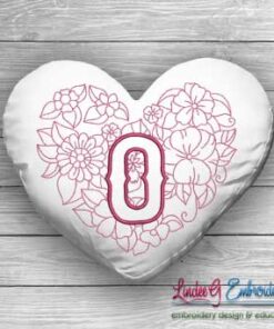 Sweetheart Monogram O - 4 sizes