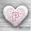 Sweetheart Monogram P - 4 sizes