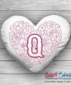 Sweetheart Monogram Q - 4 sizes