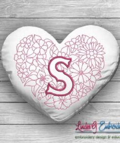 Sweetheart Monogram S - 4 sizes