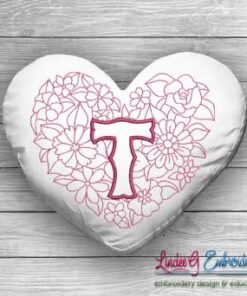 Sweetheart Monogram T - 4 sizes