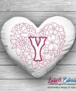 Sweetheart Monogram Y - 4 sizes