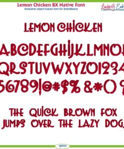 Lemon Chicken BX Native Font