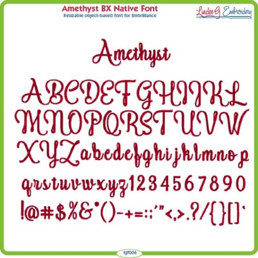 Amethyst BX Native Font